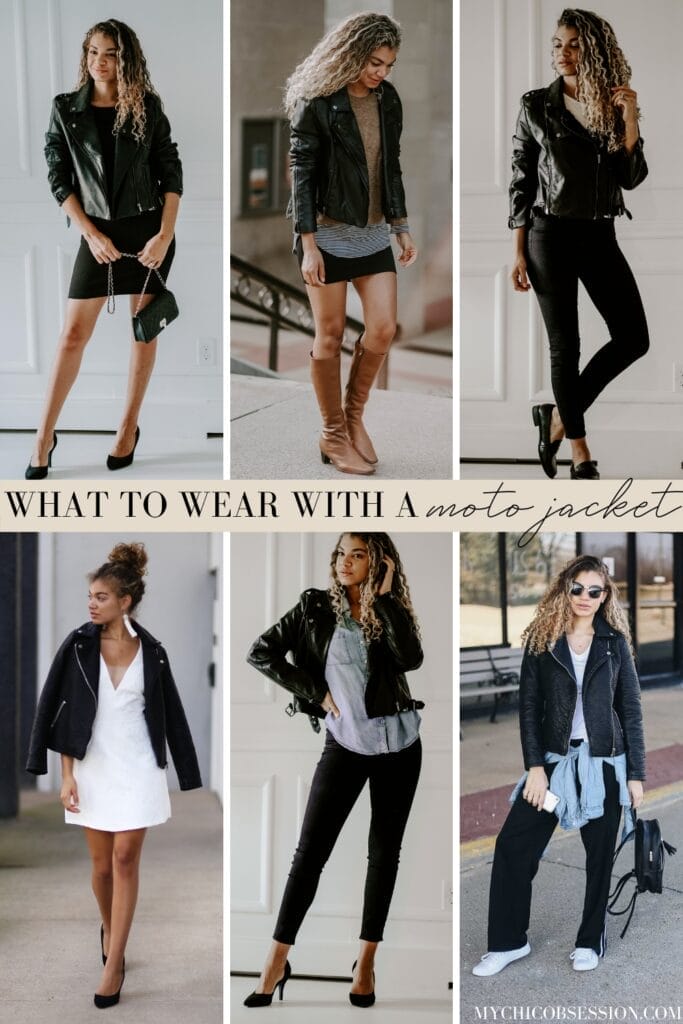 Endless Outfit Ideas on How To Wear a Moto Jacket - MY CHIC OBSESSION