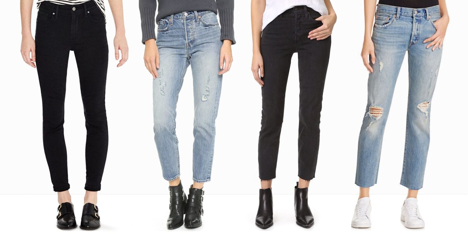 Slim straight fashion jeans vs slim fit