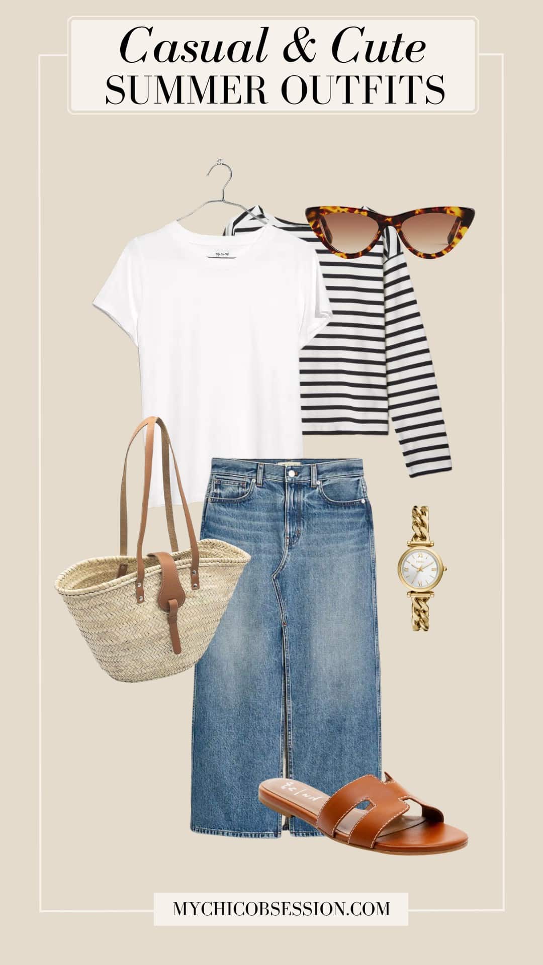 The Best Ideas for Cute and Casual Summer Outfits - MY CHIC OBSESSION