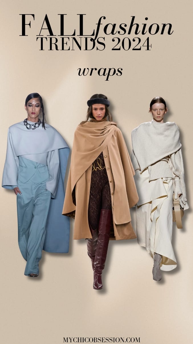 fall 2024 fashion trends shawls