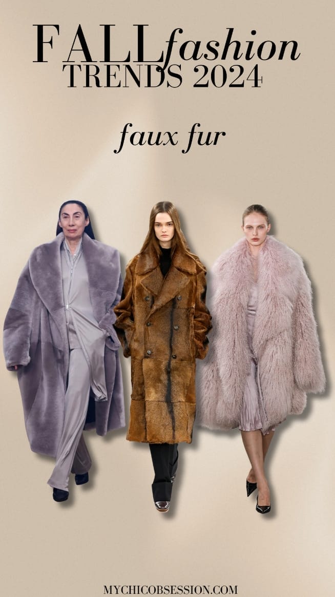 fall 2024 fashion trends faux fur